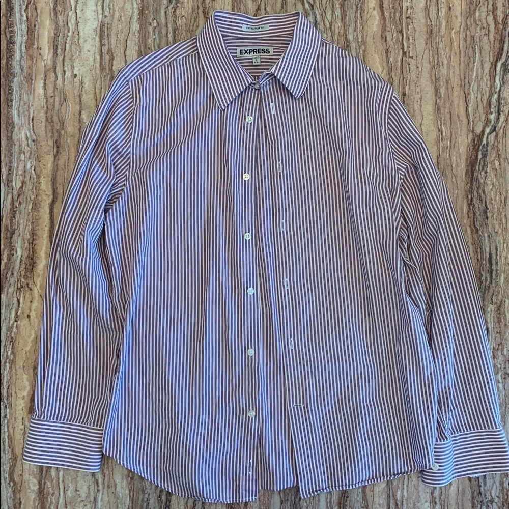 Express Slim Soft Wash Button-Down Shirt
